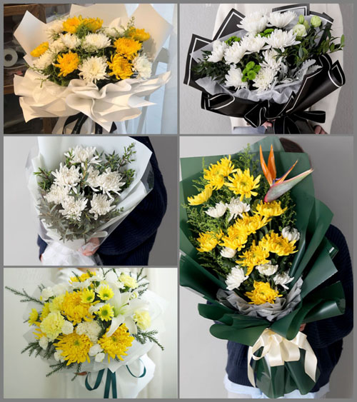 江苏苏州常熟市虞山镇丁坝社区白事花束代送